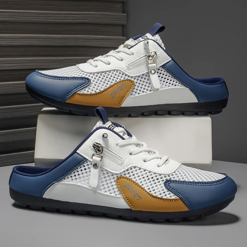 Casual Sneaker Low - Summer Slippers for Men Trendy Flat