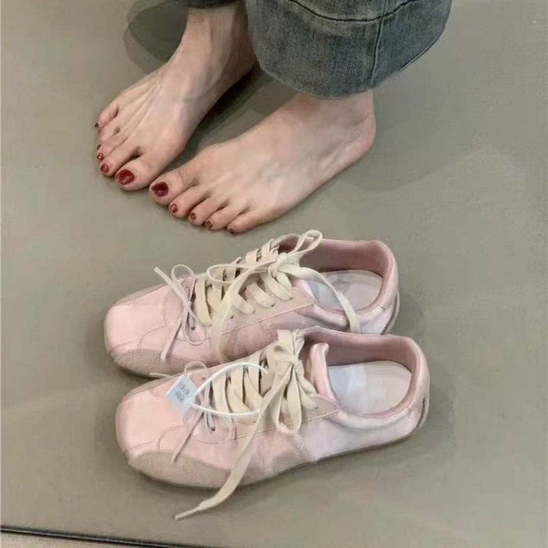 Casual Sneaker Low - 2026 New Spring Women White Bow