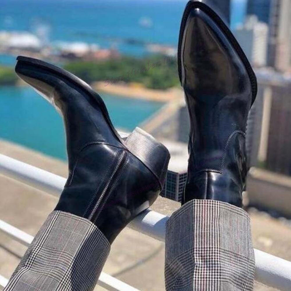Black Chunky Heels Men's Chels - Men Shoes Boss recensione e prezzo