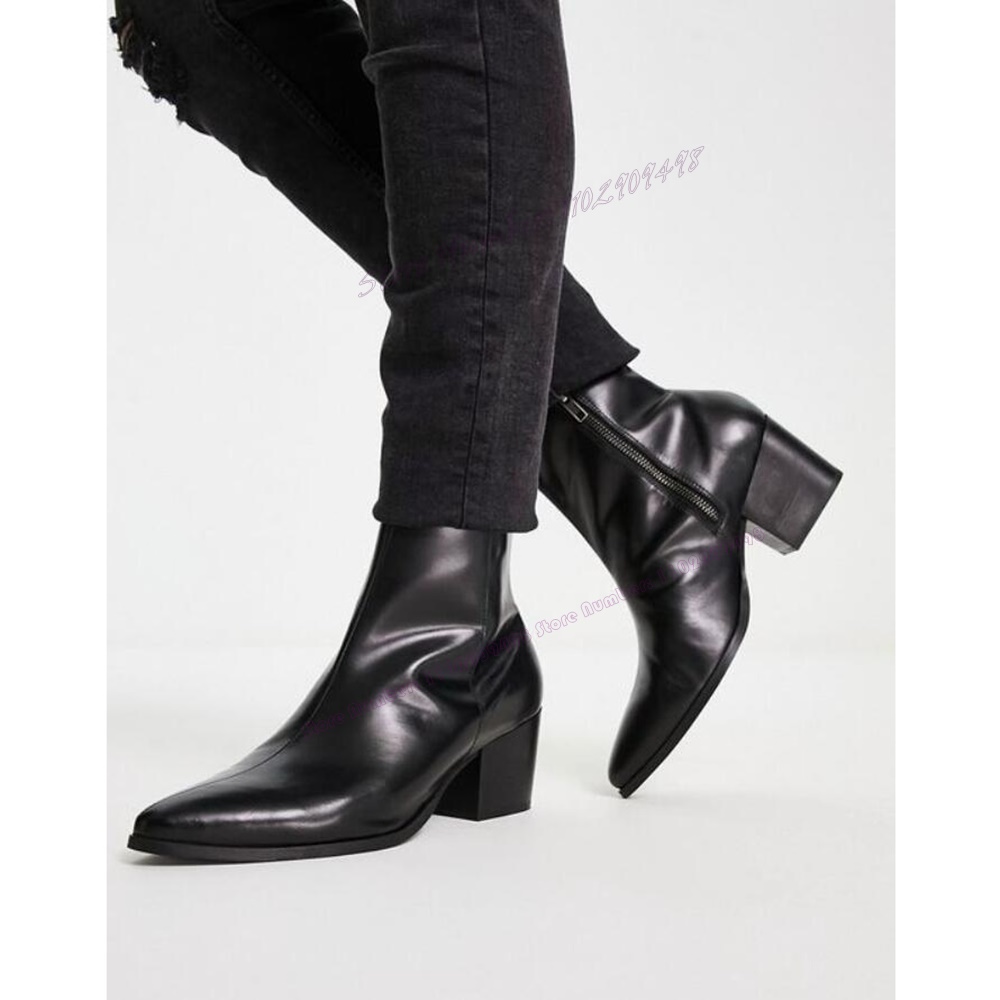 Black Chunky Heels Men's Chels - Men Shoes Boss recensione e prezzo