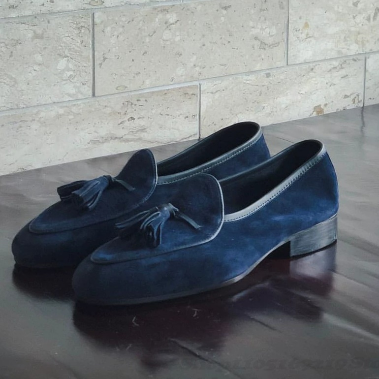Tassel Decor Men Loafers Navy  - Men'S Shoes Navy Blue recensione e prezzo