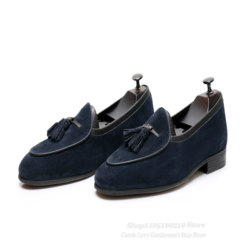 Tassel Decor Men Loafers Navy  - Men'S Shoes Navy Blue recensione e prezzo