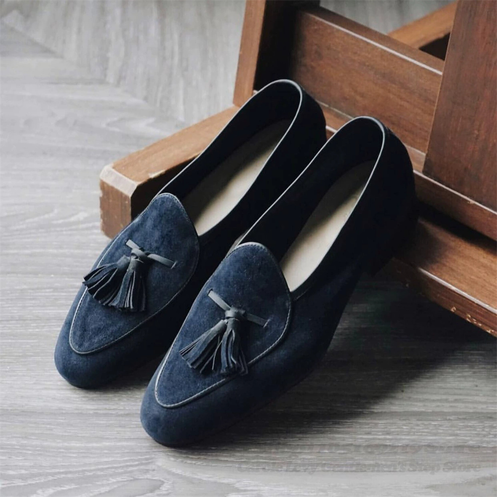 Tassel Decor Men Loafers Navy  - Men'S Shoes Navy Blue recensione e prezzo