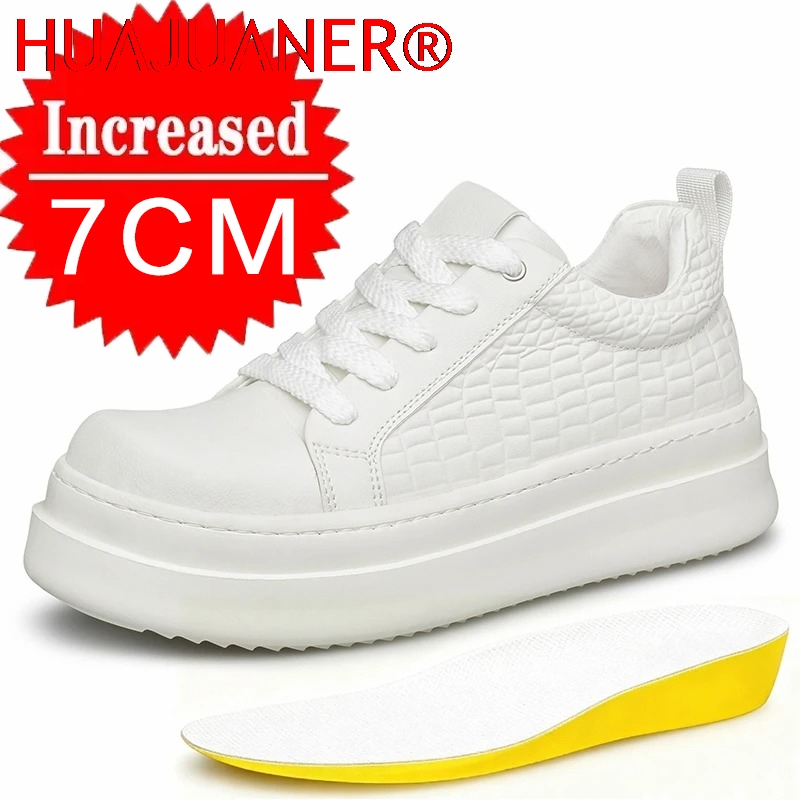 Men's Leather Elevator Shoes 7 - Men'S Shoes With Height Increase recensione e prezzo