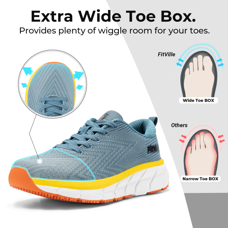 FitVille Wide Toe Box Men'S Sh - Men'S Shoes With Wide Toe Box recensione e prezzo