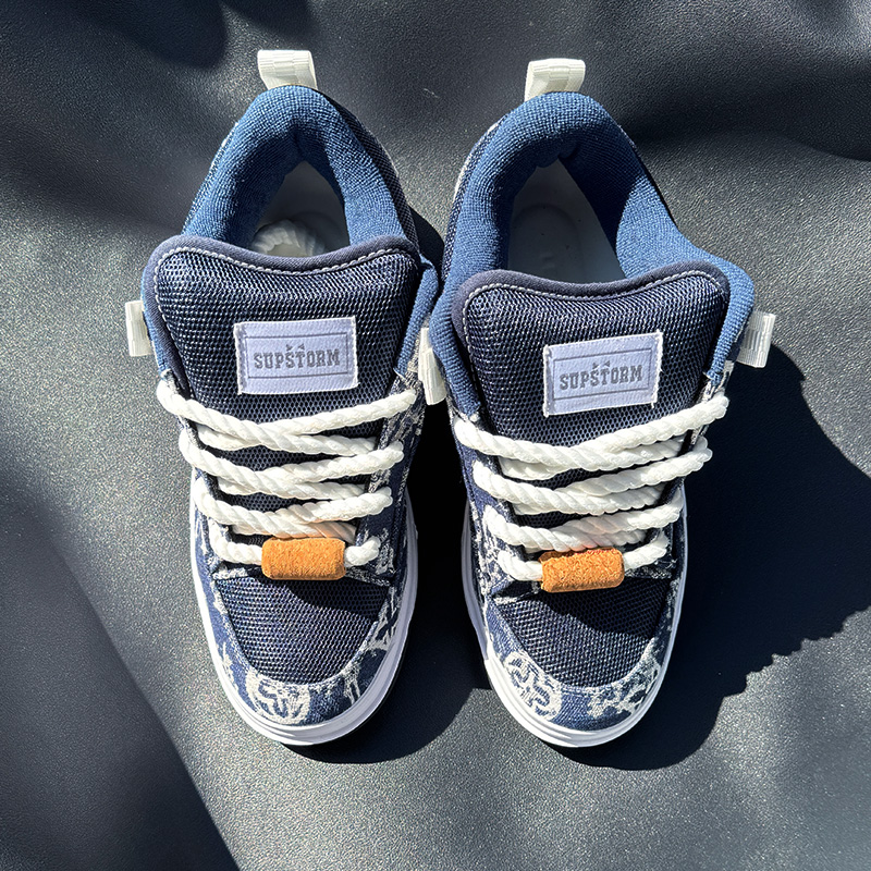 New Style Navy Blue Printed Lo - Men'S Shoes Navy Blue recensione e prezzo