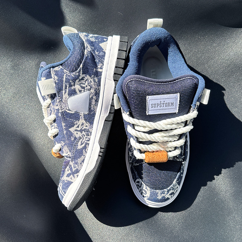 New Style Navy Blue Printed Lo - Men'S Shoes Navy Blue recensione e prezzo
