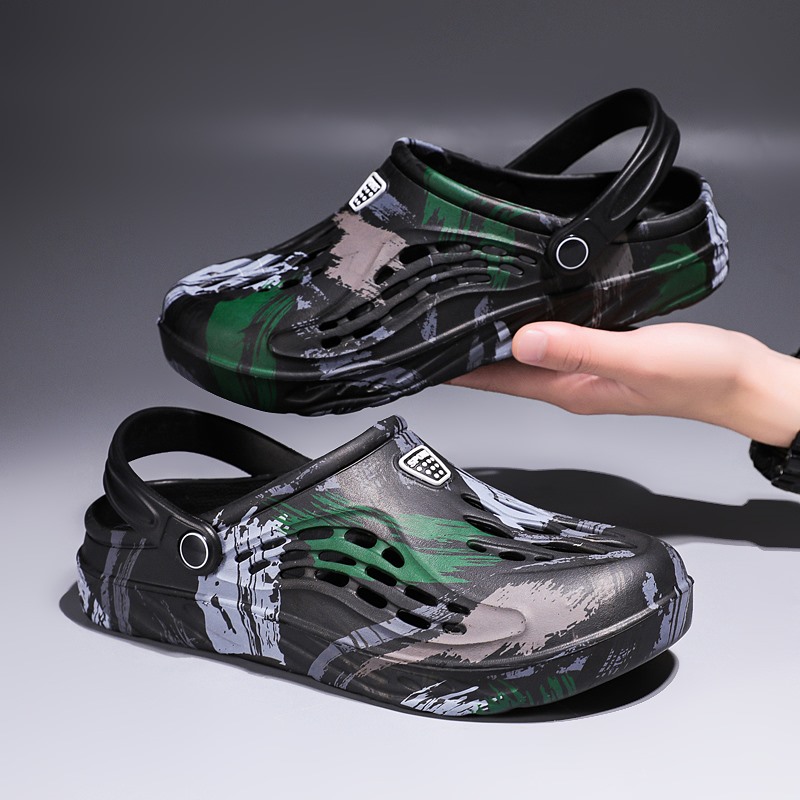 Men's Summer Camouflage Graffi - Men'S Shoes With Velcro recensione e prezzo