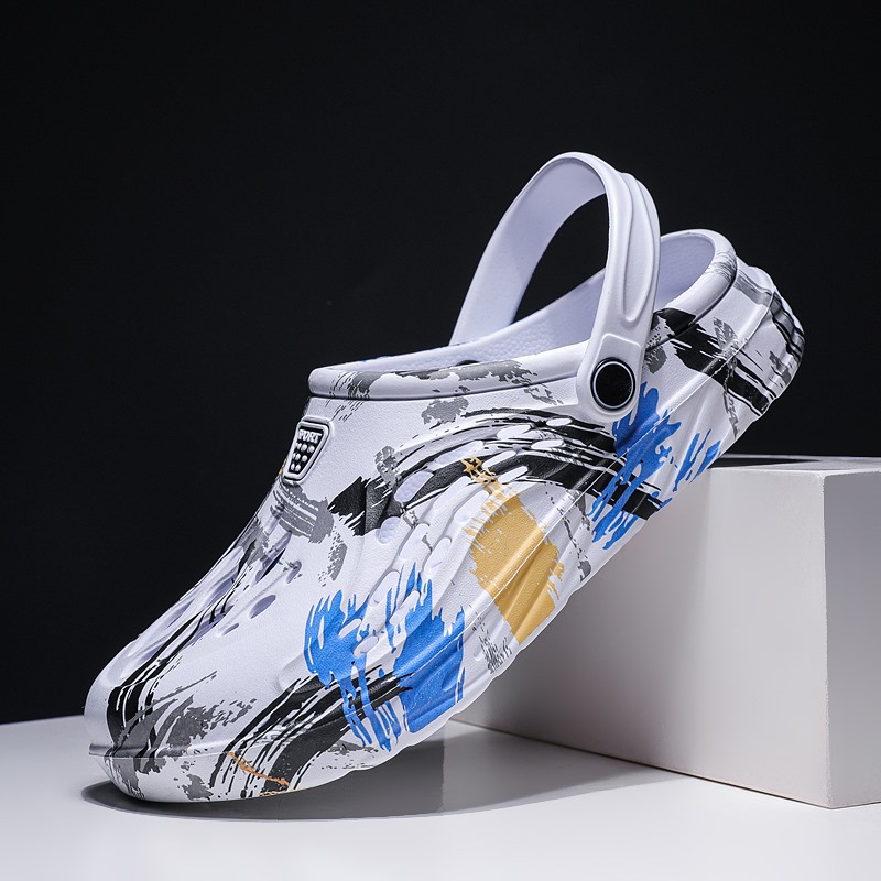 Men's Summer Camouflage Graffi - Men'S Shoes With Velcro recensione e prezzo