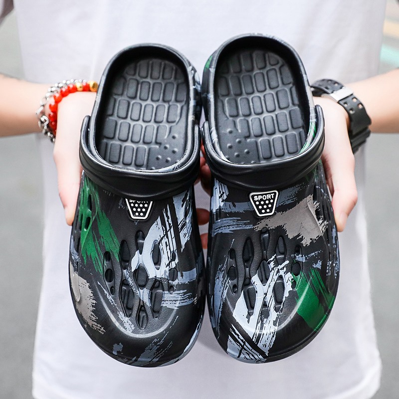 Men's Summer Camouflage Graffi - Men'S Shoes With Velcro recensione e prezzo
