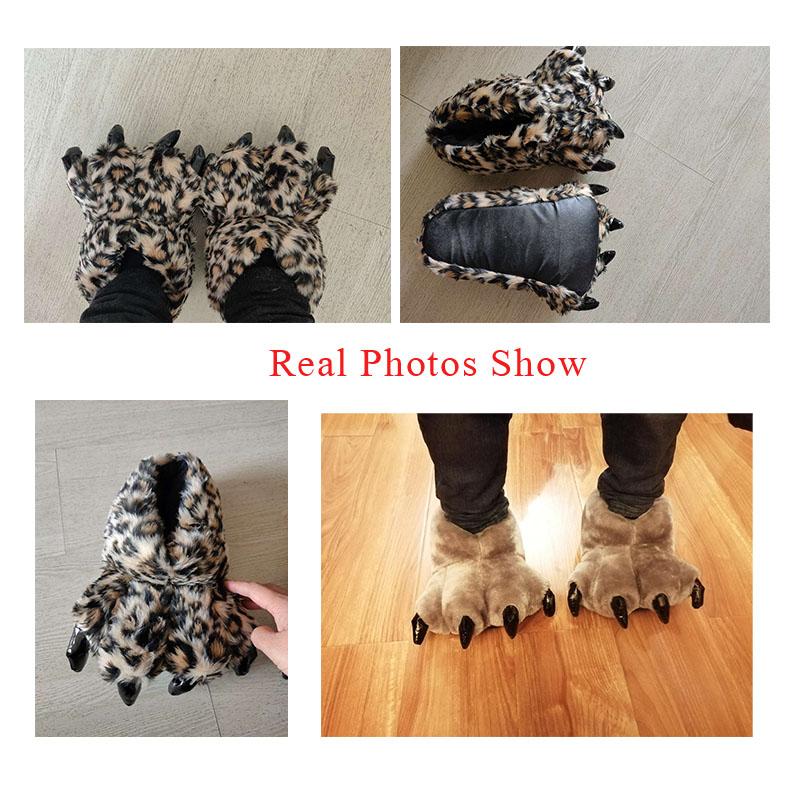 Size 35-43 Black Animal Paw Sh - Men Shoes For Winter recensione e prezzo