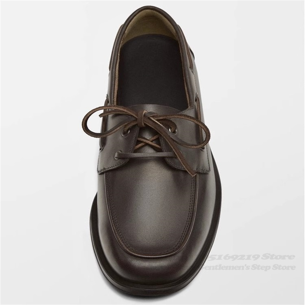 Brown Cowhide Loafers Autumn N - Men Shoes Boss recensione e prezzo