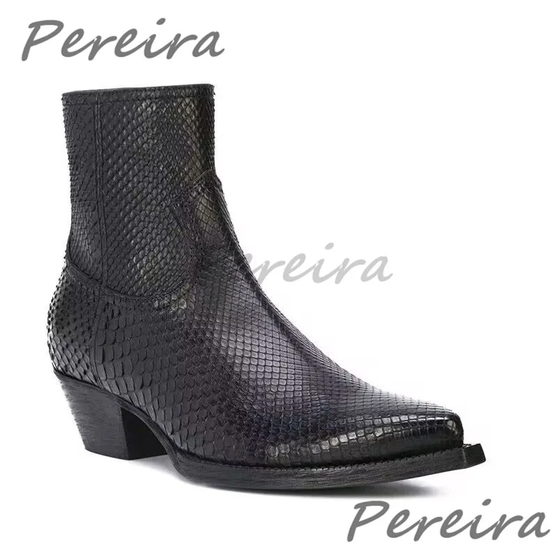Trendy Snake Patterned Chelsea - Men Shoes Boss recensione e prezzo
