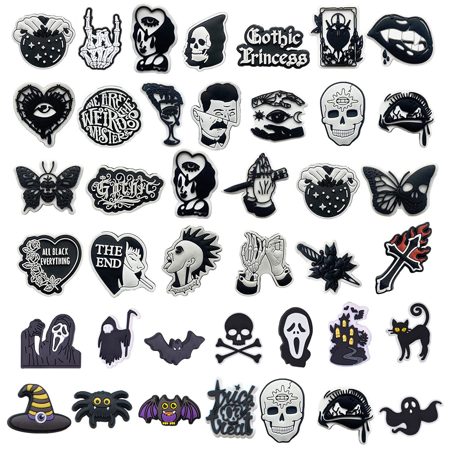 Horror Halloween Shoe Charms f - Men'S Shoes With Velcro recensione e prezzo