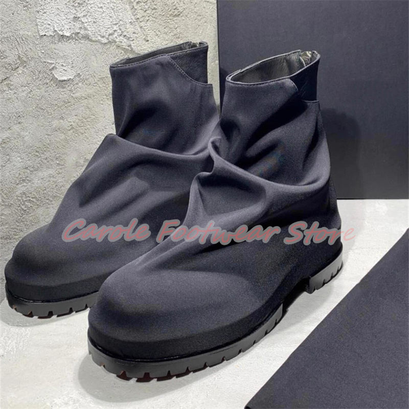 Pleated Nylon Cloth High Top M - Men'S Shoes With Height Increase recensione e prezzo
