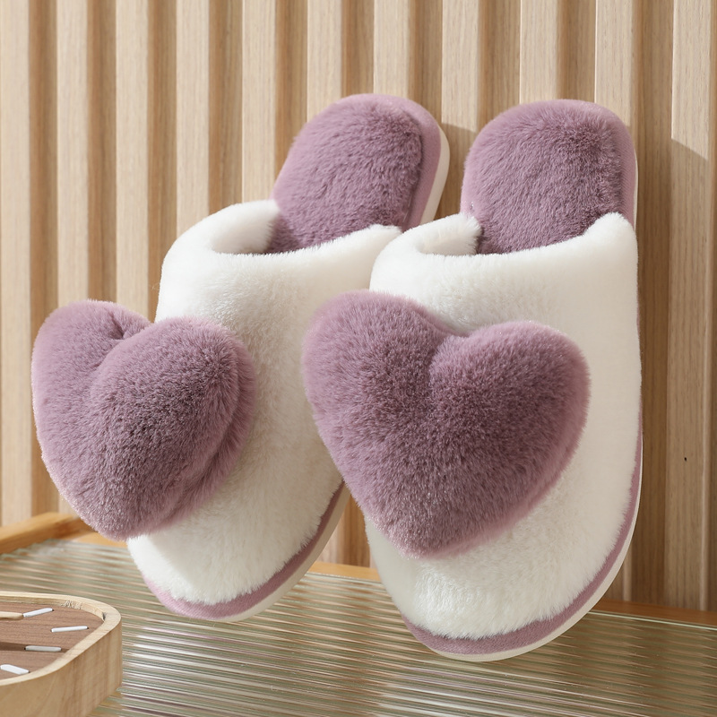 Winter Warm Heart Pattern Cott - Men Shoes For Winter recensione e prezzo
