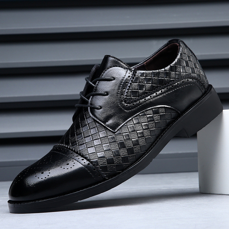Mens Navy Blue Woven Pattern C - Men'S Shoes Navy Blue recensione e prezzo