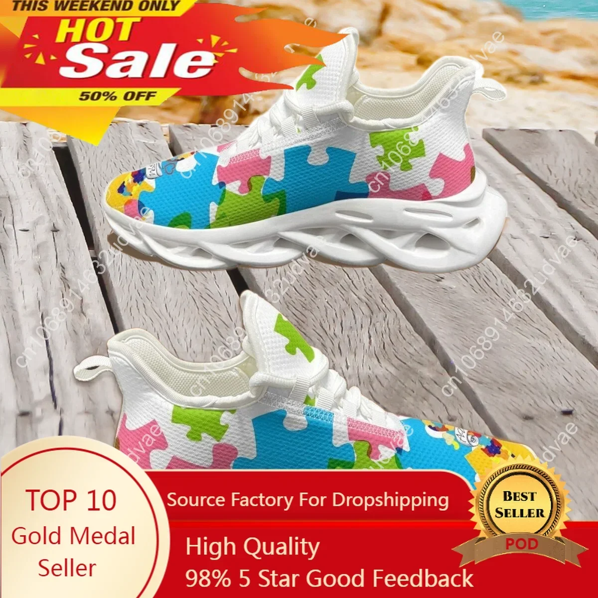 Autism Awareness Sports Runnin - Men Shoes High recensione e prezzo