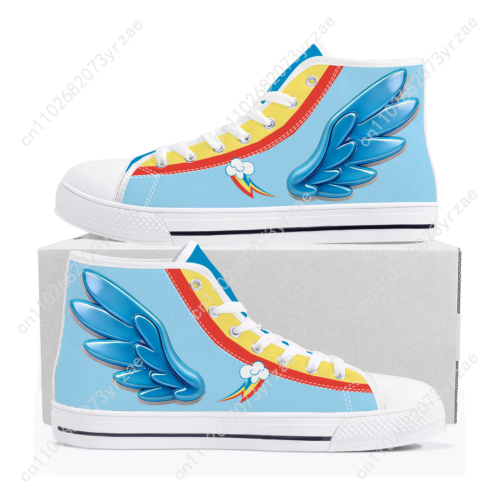 Rainbow Dash High Top Shoes Ma - Men'S Shoes Navy Blue recensione e prezzo