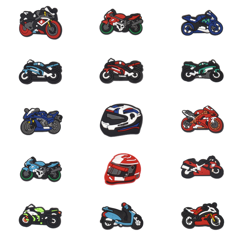 Motorcycles Shoe Charms for Cr - Men'S Shoes With Velcro recensione e prezzo