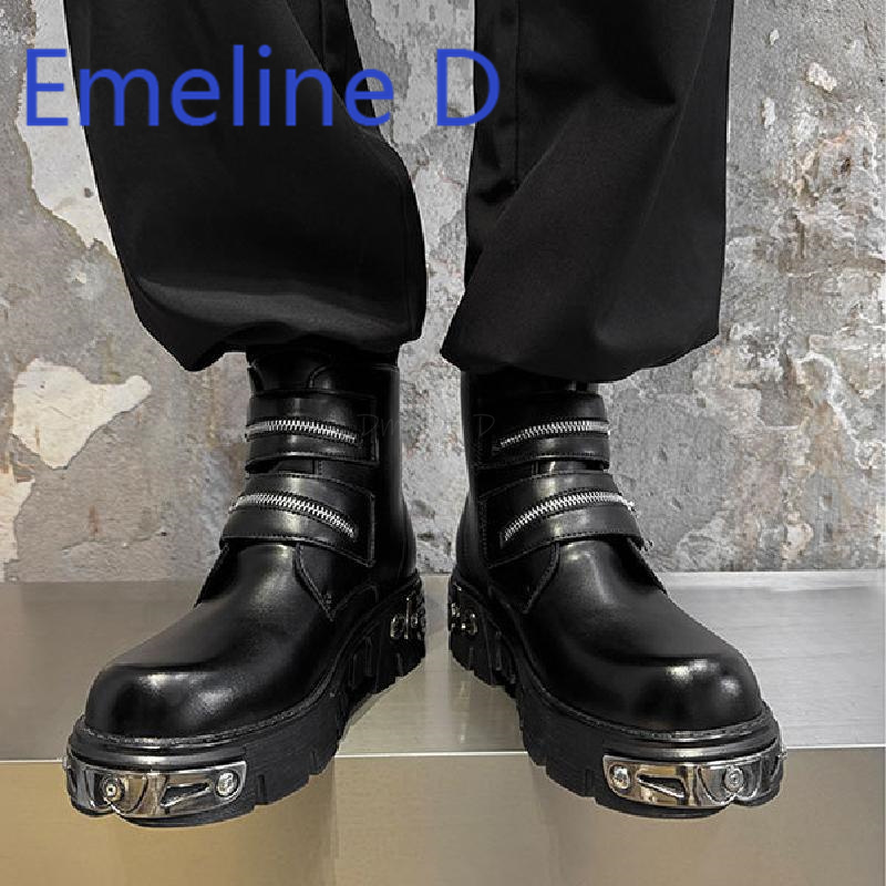 Dark Punk High Top Shoes Fashi - Men'S Shoes With Height Increase recensione e prezzo