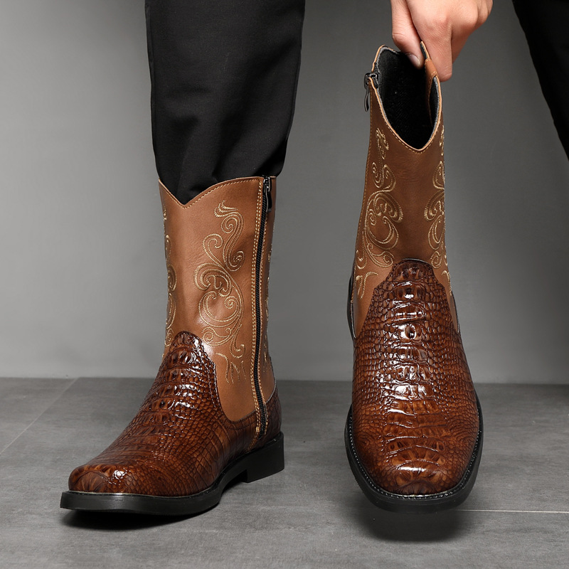 Men's Wide Width Tall Cowboy B - Men'S Shoes With Wide Toe Box recensione e prezzo