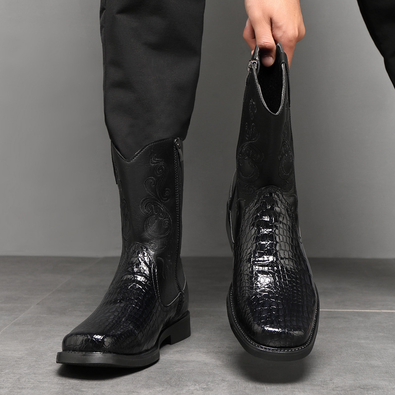 Men's Wide Width Tall Cowboy B - Men'S Shoes With Wide Toe Box recensione e prezzo