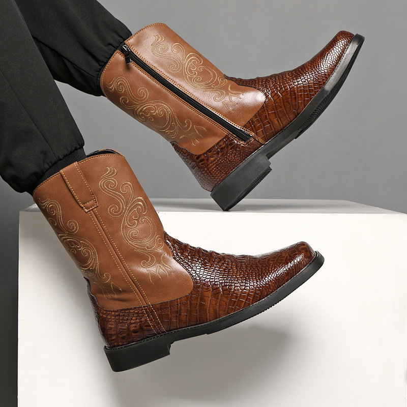 Men's Wide Width Tall Cowboy B - Men'S Shoes With Wide Toe Box recensione e prezzo