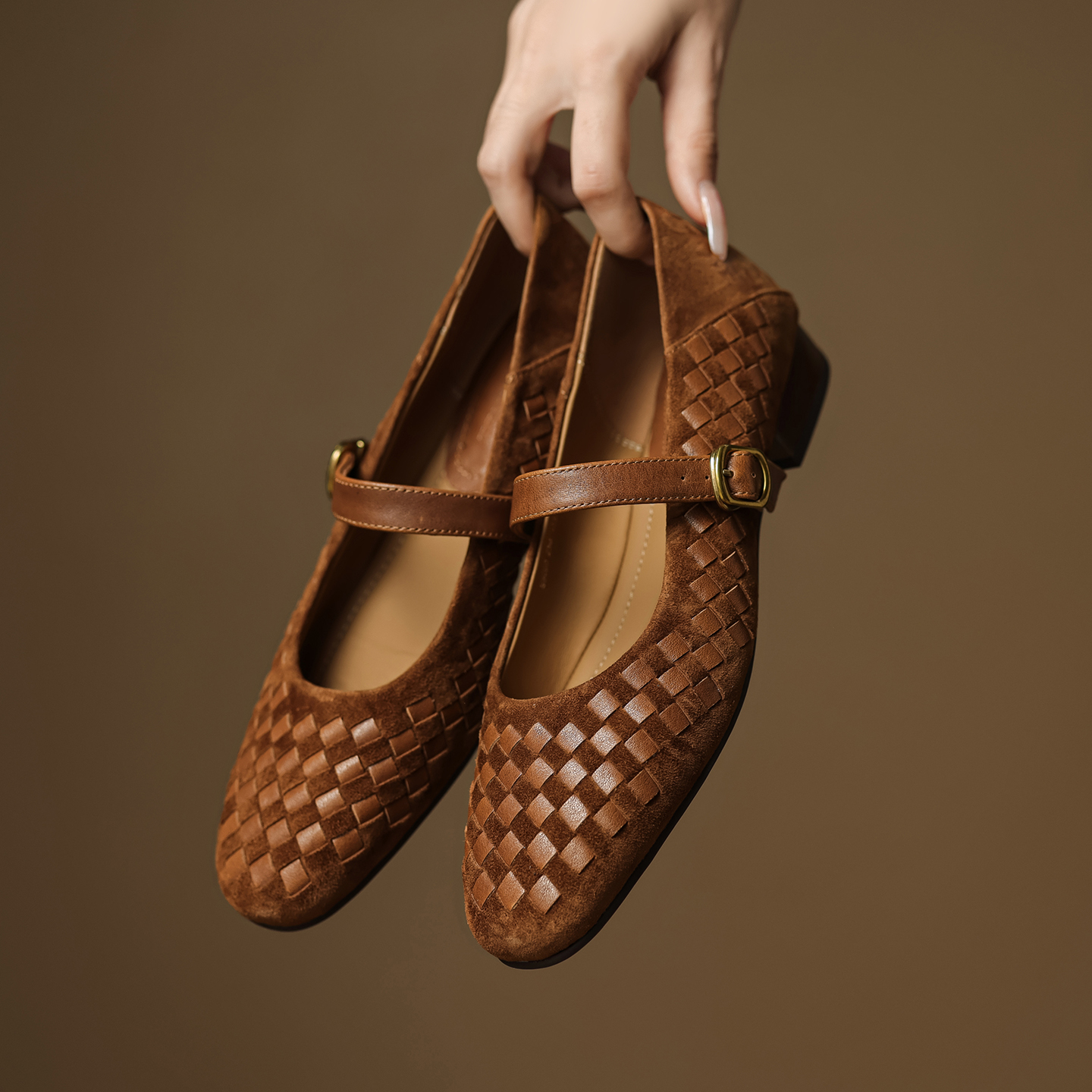 Handmade Genuine Woven Texture - Men Shoes High recensione e prezzo