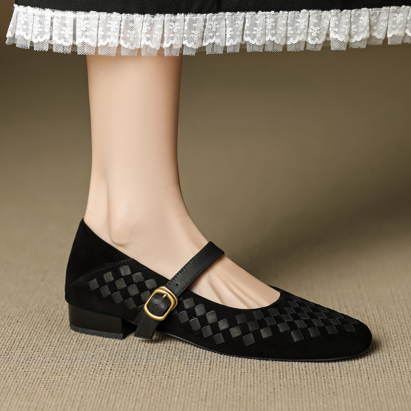 Handmade Genuine Woven Texture - Men Shoes High recensione e prezzo