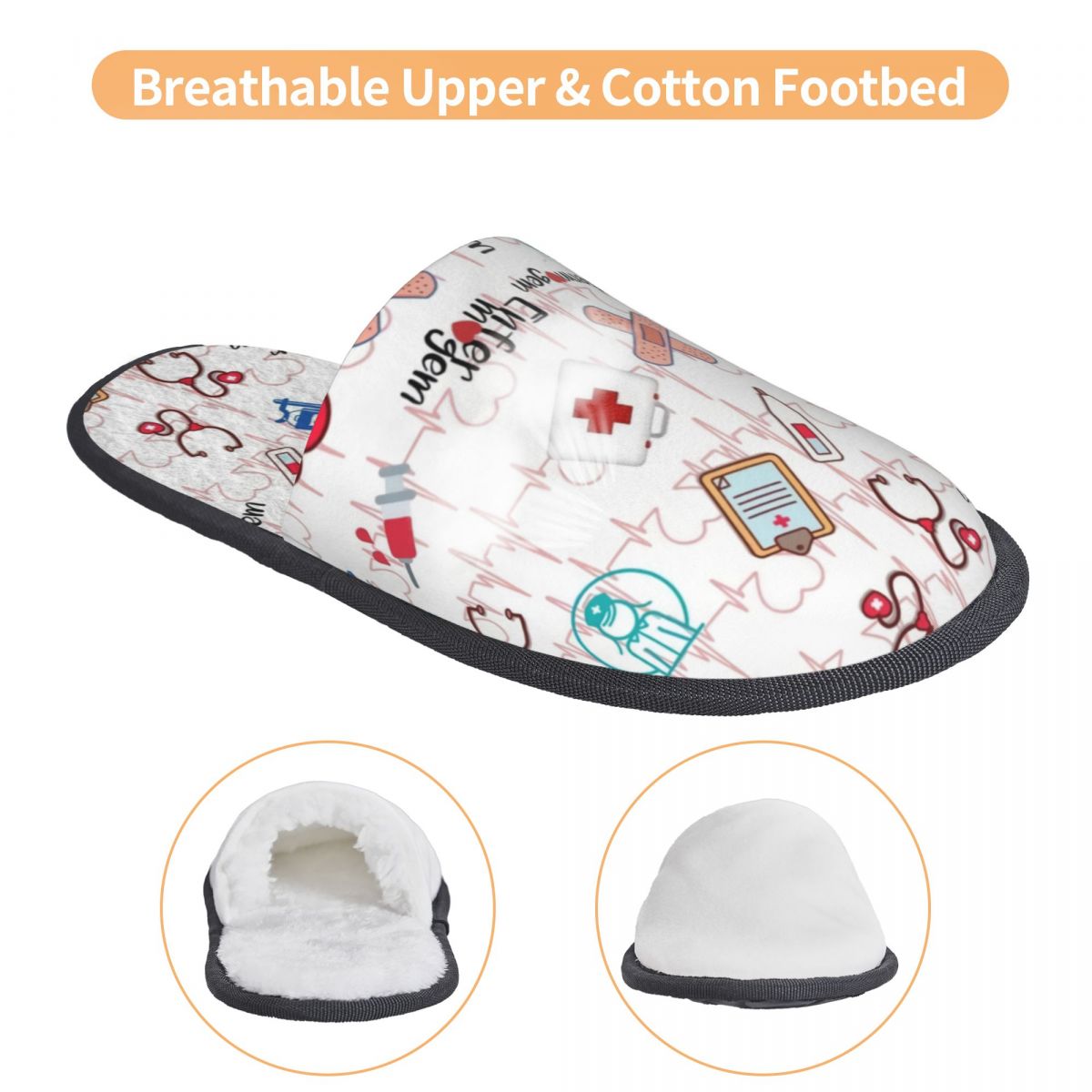 Print Heartbeat And Stethoscop - Men Shoes For Winter recensione e prezzo