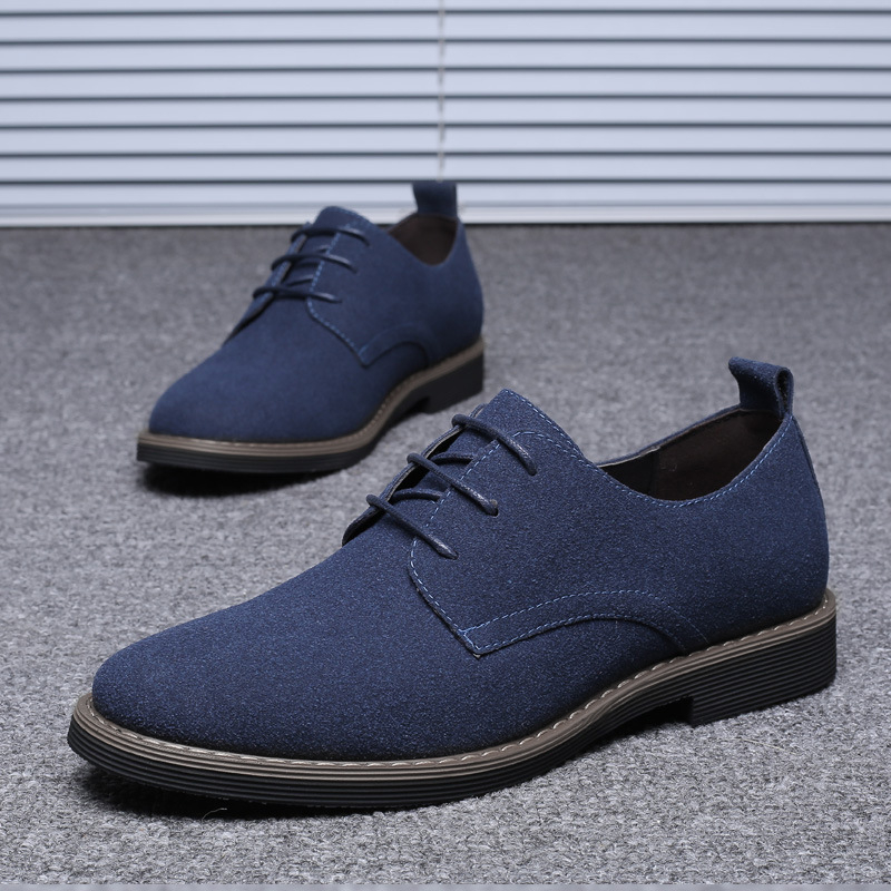 Mens Navy Blue Suede Leather O - Men'S Shoes Navy Blue recensione e prezzo