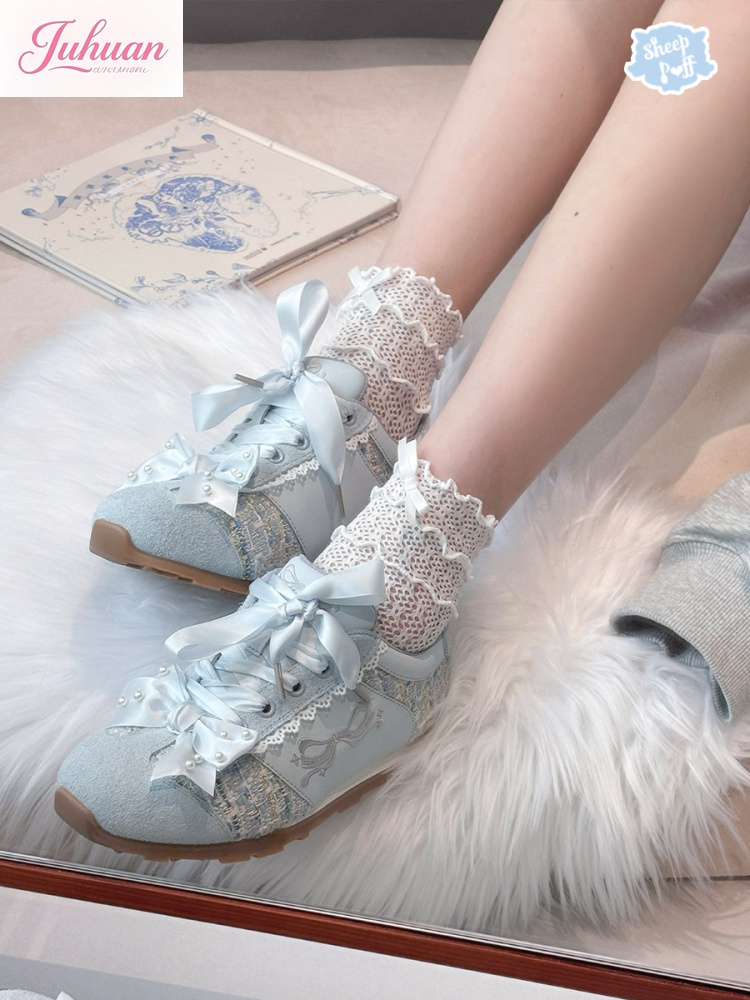 Japanese Silk Ribbon Bow Pearl - Casual Sneaker Low recensione e prezzo
