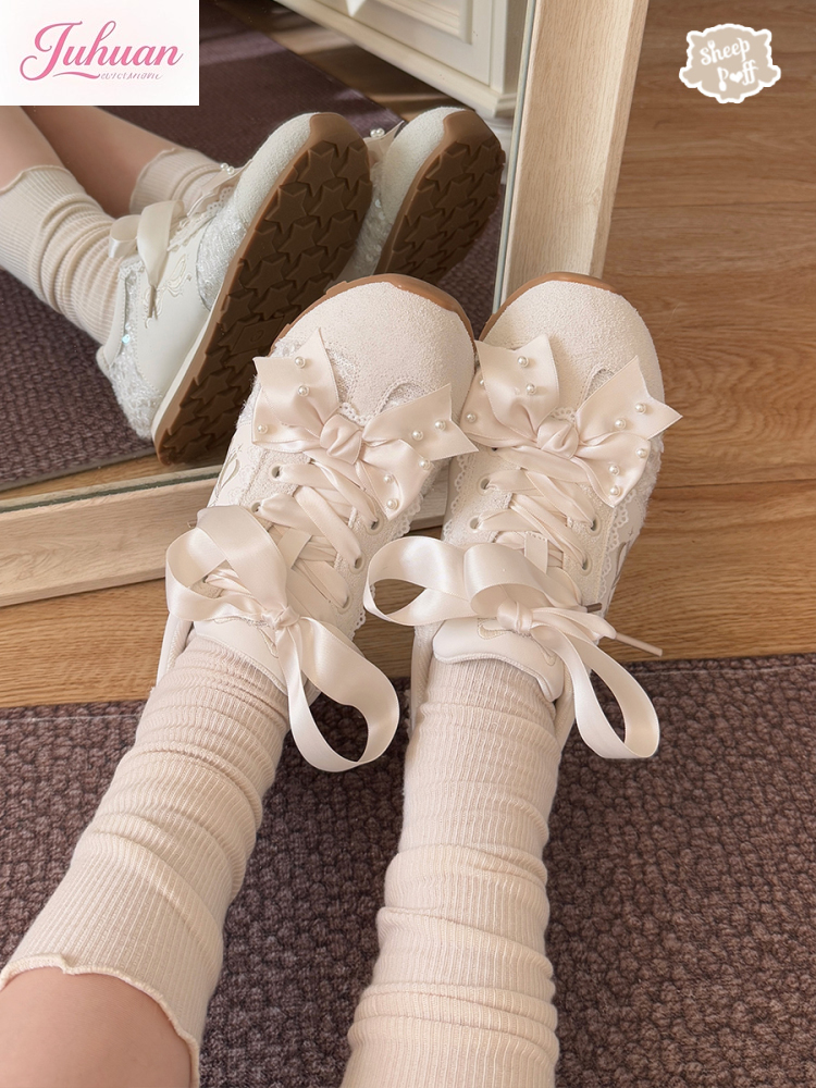 Japanese Silk Ribbon Bow Pearl - Casual Sneaker Low recensione e prezzo