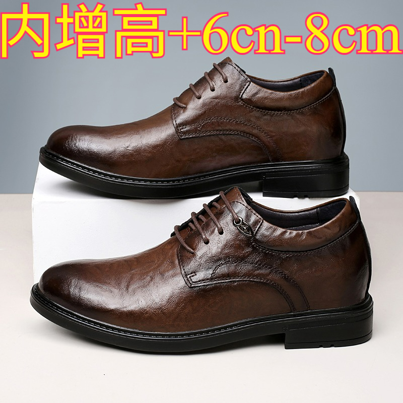 Leather Casual Elevator Shoes  - Men'S Shoes With Height Increase recensione e prezzo