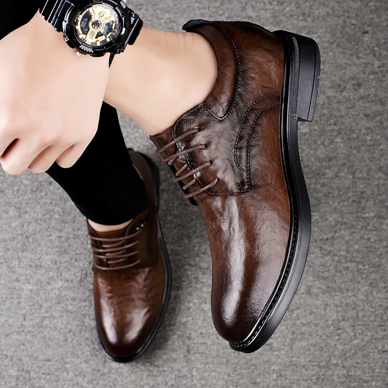 Leather Casual Elevator Shoes  - Men'S Shoes With Height Increase recensione e prezzo
