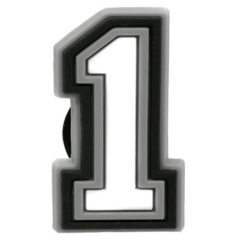 1pcs PVC Number Shoe Charms fo - Men'S Shoes With Velcro recensione e prezzo